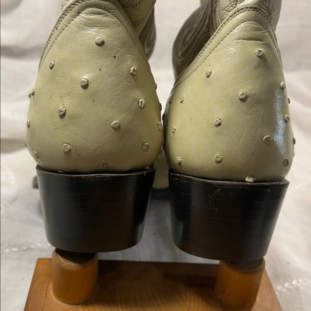 NWOT Durango ostrich cowboy boots handcrafted in Mexico - Picture 5 of 16